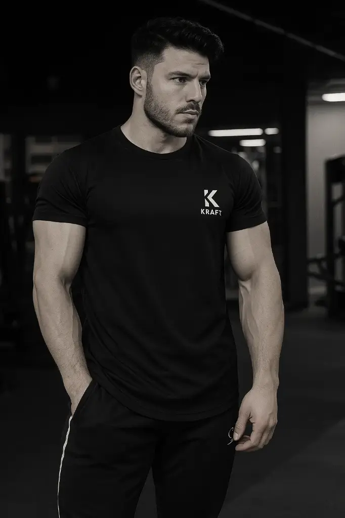 Kraft Stealth Performance Tee – Blackout Edition