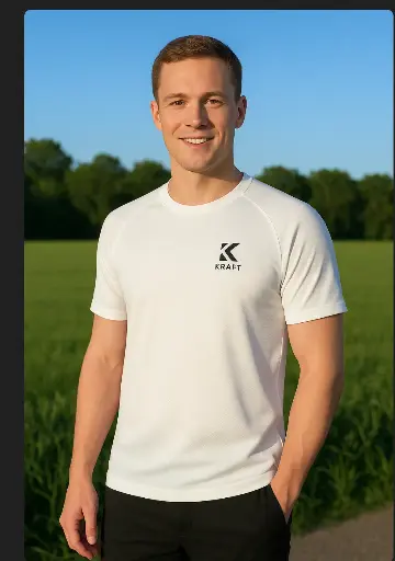 Kraft AeroLite Training Tee – Arctic White 